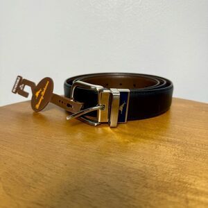 NEW Tommy Bahama Reversible Black and Brown Leather Belt | XL